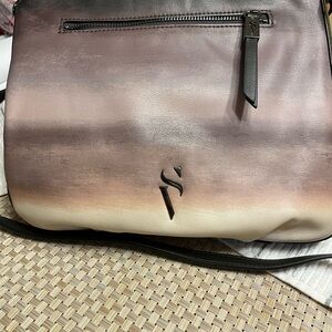 Simply Vera Vera Wang Gray Leather Bag